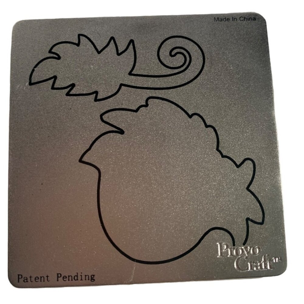 Provo Craft Cricut Cuttlebug Metal Die Dove & Leaf Shapes Scrapbooking Crafts